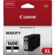 Canon PGI1600XL Genuine Black High Yield Ink Tank - 1200 pages
