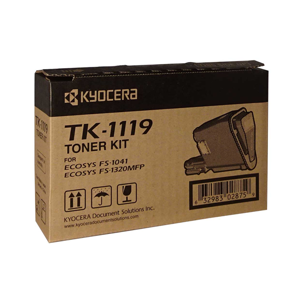Skrøbelig slutpunkt Forvirrede Kyocera TK1119 Genuine Toner Cartridge - 1,600 pages