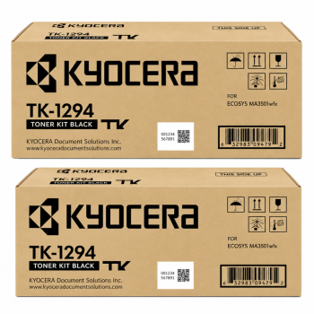 2 x Genuine Kyocera TK-1294 Toner Cartridges for ECOSYS MA3501wfx