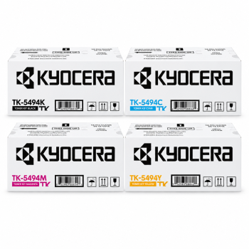 Genuine Kyocera TK-5494 4 Colour Toner Value Pack – Black, Cyan, Magenta & Yellow