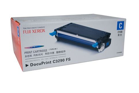 Fuji Xerox DocuPrint C3290fs Genuine Cyan Toner Cartridge - 6,000 pages (CT350568)