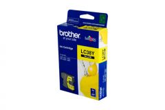 Brother LC38 Genuine Yellow Ink Cartridge - 260 pages