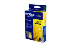 Brother LC67 Genuine Yellow Ink Cartridge - 325 pages