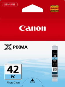 Canon CLI42 Genuine Photo Cyan Ink Cartridge - 60 pages A3+