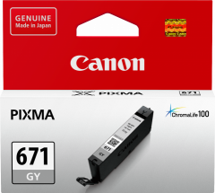 Canon CLI671 Genuine Grey Ink Cartridge