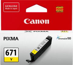 Canon CLI671 Genuine Yellow Ink Cartridge