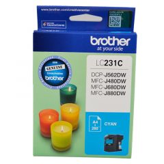 Brother LC231 Genuine Cyan Ink Cartridge - Up to 260 pages
