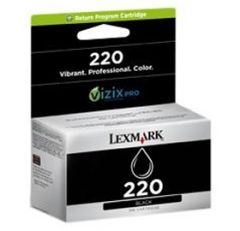 Lexmark #220 Genuine  Black Ink Cartridge - up to 625 pages