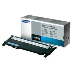 Samsung CLTC406S Genuine Cyan Toner - 1,000 pages