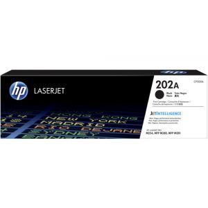 HP #202A Genuine Black Toner CF500A - 1,400 pages