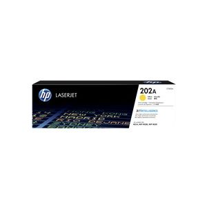 HP #202A Genuine Yellow Toner CF502A - 1,300 pages