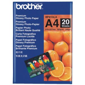 Brother BP61GLA Glossy Paper - 20 Sheets