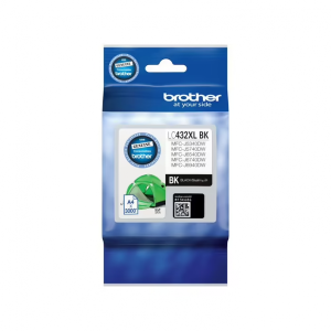 Brother LC-432XLBK Genuine Black High Yield Ink Cartridge - 3,000 pages