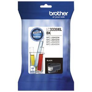 Brother LC-3339XLBK Genuine High Yield Black Ink Cartridge - 6,000 pages