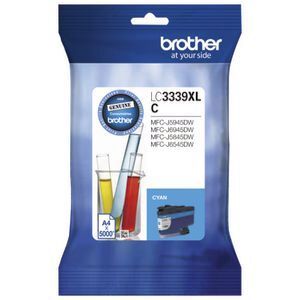 Brother LC-3339XLC Genuine High Yield Cyan Ink Cartridge - 5,000 pages