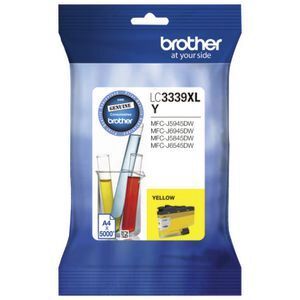Brother LC-3339XLY Genuine High Yield Yellow Ink Cartridge - 5,000 pages