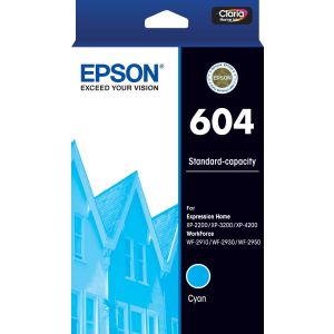 Epson 604 (C13T10G292) Genuine Cyan Inkjet Cartridge - 130 pages