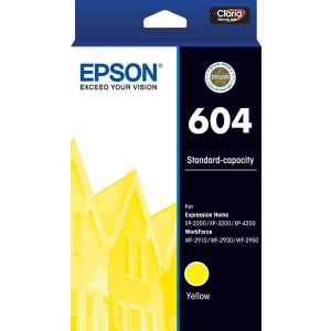 Epson 604 (C13T10G492) Genuine Yellow Inkjet Cartridge - 130 pages