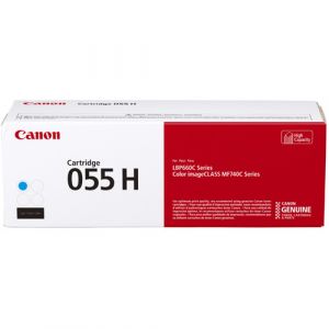 Canon CART-055H Genuine Cyan High Capacity Toner Cartridge - 5,900 pages