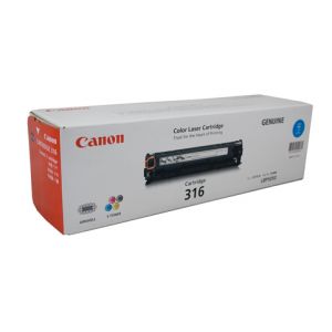 Canon CART316 Genuine Cyan Toner Cartridge - 1,500 pages
