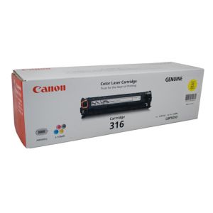 Canon CART316 Genuine Yellow Toner Cartridge - 1,500 pages