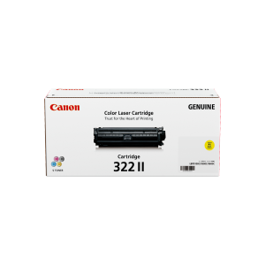 Canon CART322 Genuine Yellow High Yield Toner Cartridge - 15, 000 pages