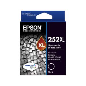 Epson 252XL Genuine High Yield Black Ink Cartridge - 1,100 pages