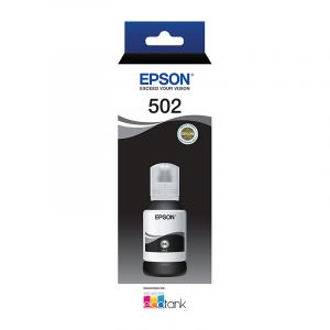 Genuine Epson T502 EcoTank Black Ink Bottle [C13T03K192]