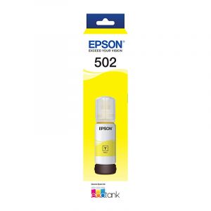 Genuine Epson T502 EcoTank Yellow Ink Bottle [C13T03K492]