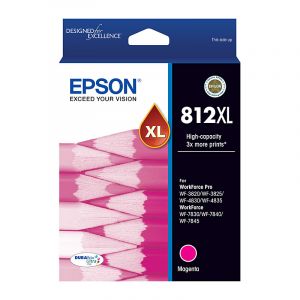 Epson 812XL (C13T05E392) Genuine Magenta High Yield Ink Cartridge