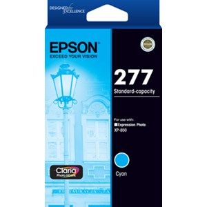 Epson 277 Genuine Cyan Ink Cartridge - 360 pages