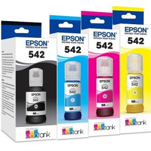 8-Pack Genuine Epson T542 DURABRite EcoTank Ink Bottle [2BK+2C+2M+2Y]