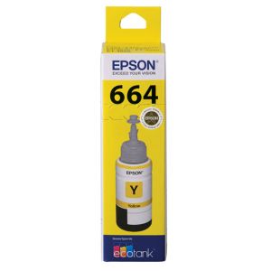 Epson T664 Genuine Yellow Eco Tank Ink Bottle