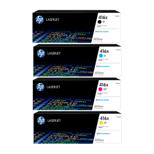 HP 416X W2040X-W2043X Genuine 4 Cartridge High Yield Value Pack [1BK,1C,1M,1Y]