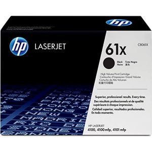 HP C8061X (61X) Genuine Black Toner Cartridge - 10,000 Pages