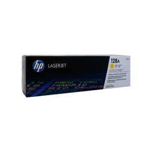 HP #128A Genuine Yellow Toner CE322A - 1,300 pages