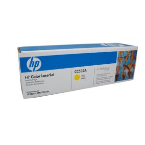 HP #304A Genuine Yellow Toner CC532A - 2,800 pages