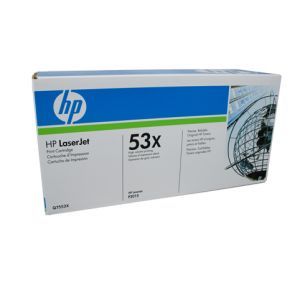 HP #53X Genuine Black Toner Q7553X - 7,000 pages