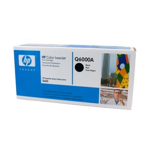 HP #124A Genuine Black Toner Q6000A - 2,500 pages