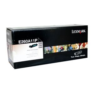 Lexmark E260A11P Genuine E260 / E360 / E460 Toner Cartridge - 3,500 pages