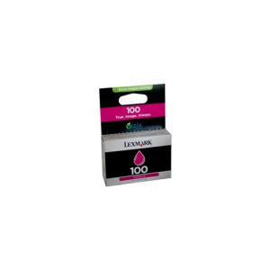 Lexmark #100 Genuine  Magenta Ink Cartridge - 200 pages
