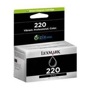 Lexmark #220 Genuine  Black Ink Cartridge - up to 625 pages