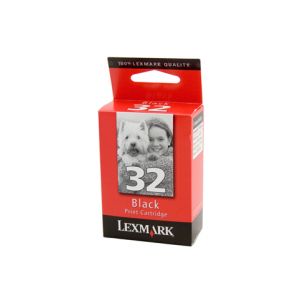 Lexmark #32 Genuine Black Ink Cartridge - 200 pages